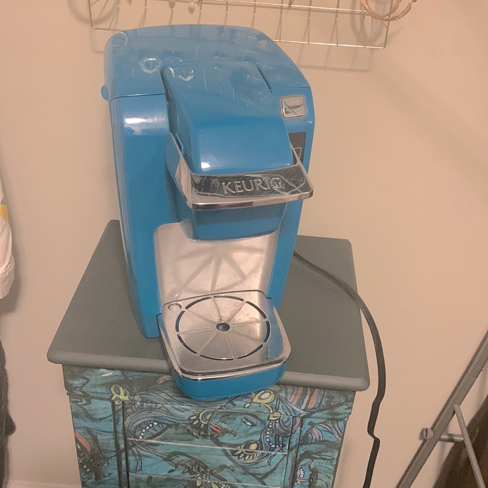 Blue k-cup Keurig